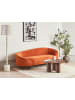 Beliani 3-Sitzer Sofa SAVAR in Orange/Schwarz - (W) 183 x (H) 75 x (L) 85 cm