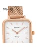 Oozoo Analog-Armbanduhr Oozoo Vintage Series rosegold extra groß (ca. 26x26mm)