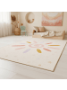 KADIMA DESIGN Kinderteppich Waschbar Floral-Sonne TRAUN Strapazierfähig OEKO-TEX