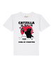 wat? Apparel T-Shirt Catzilla in Weiß