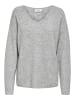 ONLY Strickpullover in Light Grey Melange 1