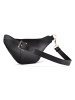 Lazarotti Bologna Leather Double-Zip Gürteltasche Crossbody Leder 25 cm black