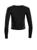 Winshape Functional Light and Soft Cropped Long Sleeve Top AET119LS in schwarz