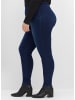 sheego Jeans-Leggings in dark blue denim
