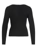 Vila Strickoberteil in Black Beauty