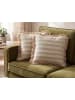 Beliani 2er-Set Dekokissen CIRSIUM in Beige