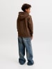JACK & JONES Junior Kapuzenpullover in Cocoa