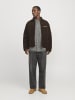 Jack & Jones Teddyfell Jacke in Chocolate Brown