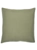 IB Laursen Leinen-Kissenbezug 50x50 cm einfarbig in olive
