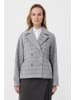 Finn Flare Blazer Karo in light grey