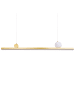 Beliani Pendelleuchten ALWAND in Gold - (W) 100 x (H) 88 x (L) 12 cm
