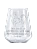 Mr. & Mrs. Panda Glas Rotwein Hund Australien Shepherd mit Spruch in Transparent