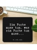 Mr. & Mrs. Panda Mauspad Ein Fuchs muss tun,... mit Spruch in Schwarz