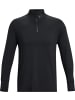 Under Armour Longsleeve "Qualifier Run 1/4 Zip" in Schwarz