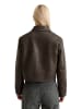 Marc O'Polo Lederjacke relaxed in dark chocolate
