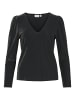 Vila Langarmshirt VIElainas in anthrazit silber - 0001
