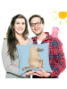 Mr. & Mrs. Panda Sofa Kissen Schnabeltier Mut ohne Spruch in Blau Pastell
