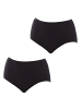 Q-en 2er-Set: Pantys in Black