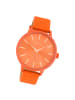Oozoo Analog-Armbanduhr Oozoo Timepieces orange groß (ca. 42mm)