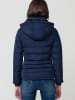 KOROSHI Kurzer, wattierter Parka in blau