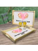 Mr. & Mrs. Panda Servier Tablett Faultiere Herz mit Spruch in Grau Pastell