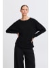 b. young BYSHILOH LS TOP - JERSEY Loose fit in Black Mix