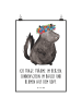 Mr. & Mrs. Panda Poster Stinktier  mit Spruch in Weiß