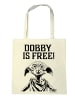 Logoshirt Baumwolltasche Baumwolltasche Dobby Is Free in natur