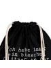 Mr. & Mrs. Panda Gym-Rucksack Ich habe immer ein... mit Spruch in Schwarz