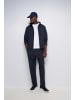 Salsa Jeans Jacke Overshirt mit versteckter Kapuze in Dark Blue