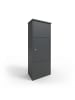 Paketbox in Schwarz - (B)38 x (H)105 x (T)23 cm