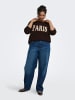 ONLY Carmakoma Strickpullover in Coffee Bean