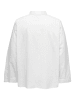 ONLY Carmakoma Hemd in Bright White