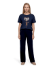 Betty Barclay Casual-Shirt mit Aufdruck in Patch Dark Blue/Beige