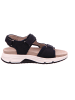 Gabor Komfort Sandalen für Damen in schwarz