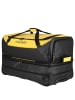 travelite Basics - Rollenreisetasche Plane 98/119L 70 cm erw. (black) in gelb