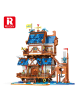 COFI 1453 Reobrix 66007 Fishing House Klemmbaustein Haus 2450 Teile ab 14 in mehrfarbig