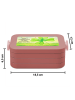 Mr. & Mrs. Panda MEPAL Bentobox Blume Kleeblatt Design mit Spruch in Rot Pastell