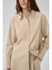 My Essential Wardrobe Langarm - Hemd VittaMW Casual fit in Brown Rice W. Stripe