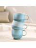 like. by Villeroy & Boch 18er Set Frühstücks-Set Perlemor Aqua in blau