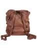 Samantha Look City-Rucksack echt Leder in cognac