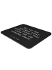 Mr. & Mrs. Panda Mouse Pad Spruch Köchin Chaos mit Spruch in Schwarz