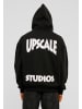 Mister Tee Mister Tee Unisex Upscale Studios Ultra Heavy Oversize Zip Jacket in black