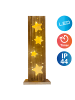 näve LED Weihnachtsartikel "STERNE" in natur - (L)22 cm x (B)11 cm x (H)60 cm