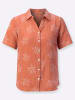 WITT WEIDEN Kurzarm-Bluse in papaya-ecru