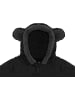 Normani Outdoor Sports Kinder Teddy Jacke Barvas in Schwarz
