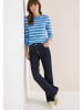 Cecil Gestreifter Pullover in Blau