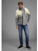 Man's World Troyer in offwhite- grau melange