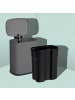 relaxdays Kosmetikeimer in Grau - 3 Liter