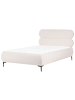 Beliani Doppelbett LESSAY in Beige/Schwarz - (W) 135 x (H) 103 x (L) 213 cm